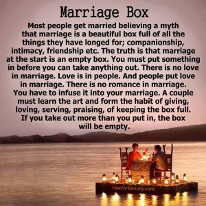 Marriage box