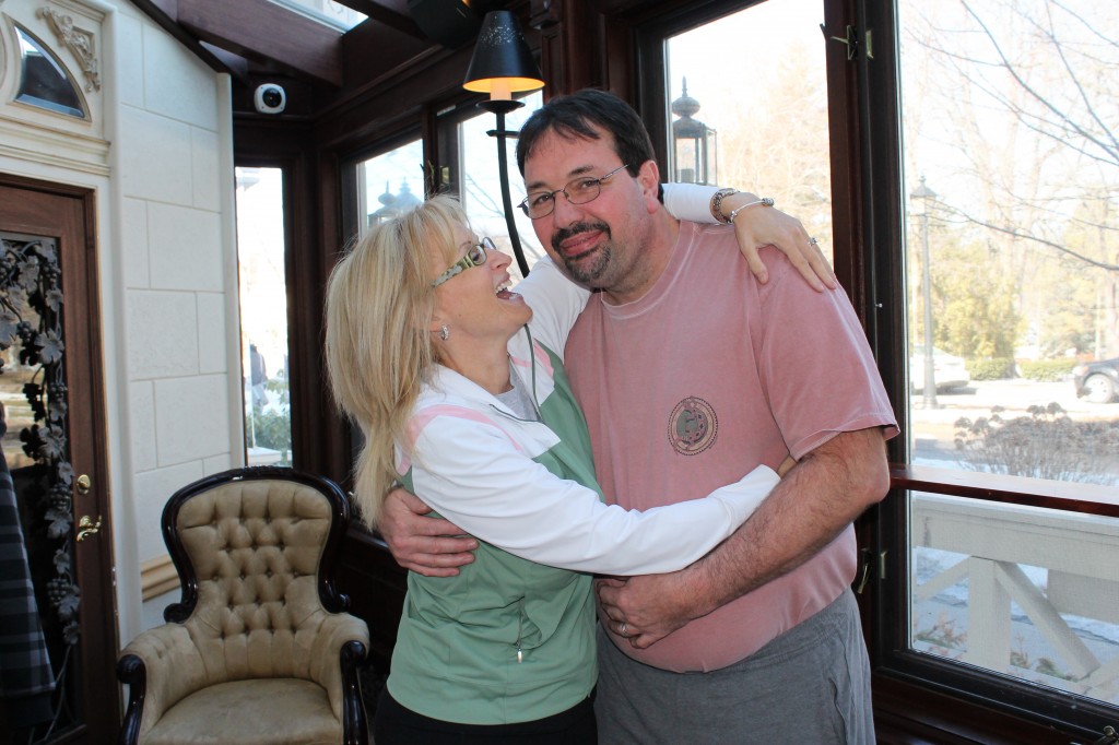 A moment from one of Grace's retreats