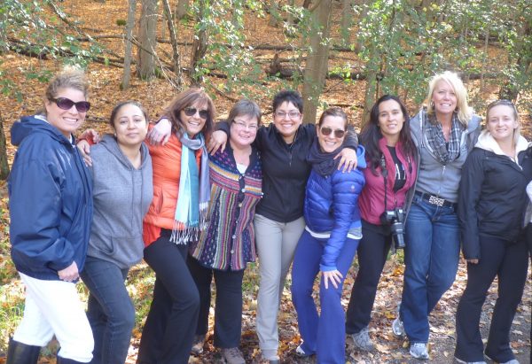 A moment from one of Grace's retreats